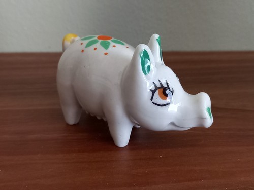 Shamrock pottery ireland pig - pottery,