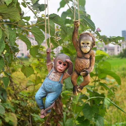 Garden decoration monkey - garden,