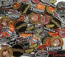 JOBLOT 40 BIKER MOTORCYCLE QUALITY IRON/SEW ON PATCHES