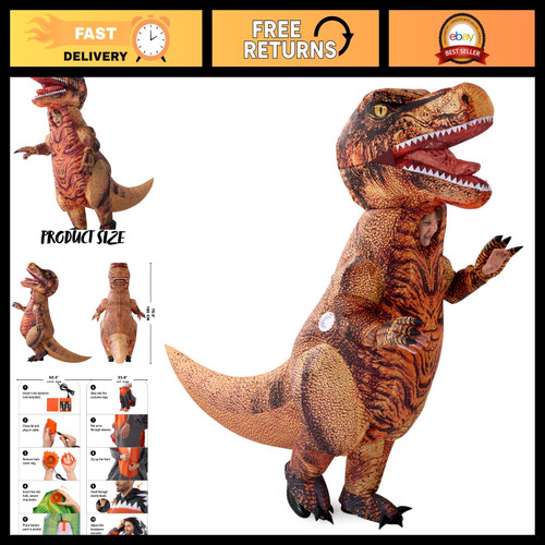 Inflatable dinosaur costume - inflatable,