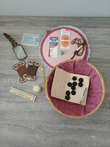 Sewing basket box - box, containing