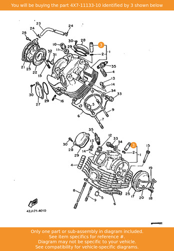 Yamaha guide ex valve - guide,, in./ex.