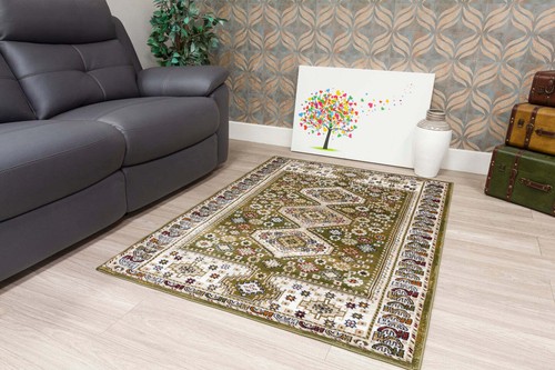 Modern traditional living room - living,