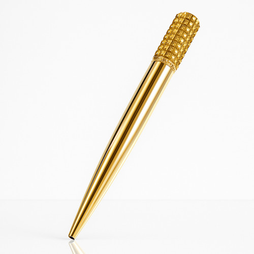 Swarovski ballpoint pen yellow - ballpoint,