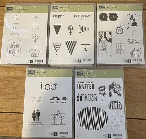 Stampin x5 sets - stampin,