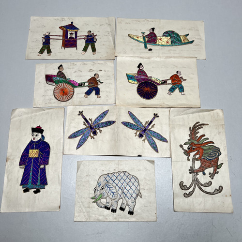 Vintage 1930s chinese - 1930s, silk
