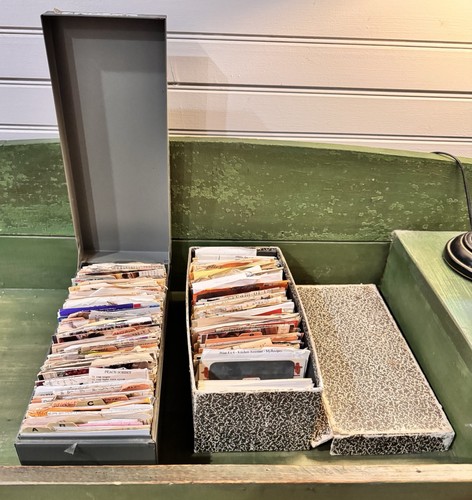 Vintage recipe box lot grandma - vintage,