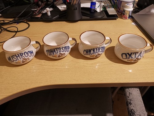 Vintage soup bowls - 4x, bowls/mugs