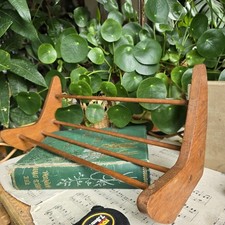 Vintage Wooden Book Trough