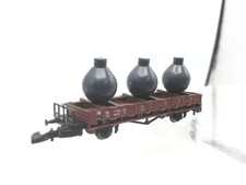 Marklin 82103 Z Gauge DB Kklm431 R10 Stake Wagon w/Oil Container Load IV