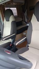 To fit Fiat Ducato Motorhome seat covers 2 fronts- Beige/Brown