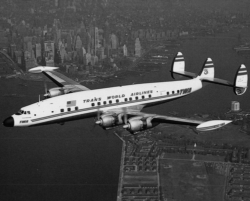 Twa lockheed constellation - lockheed,