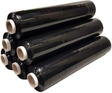6 X STRONG ROLLS BLACK PALLET