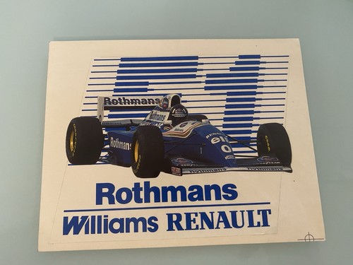 Sticker rothmans williams - sticker,
