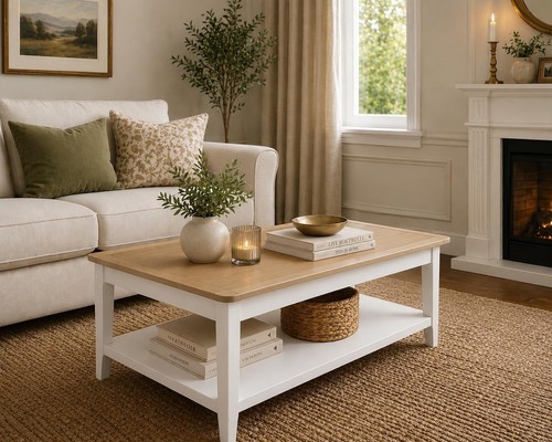 Langford coffee table - coffee, with