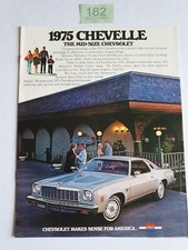CHEVROLET 1975 CHEVELLE SALES