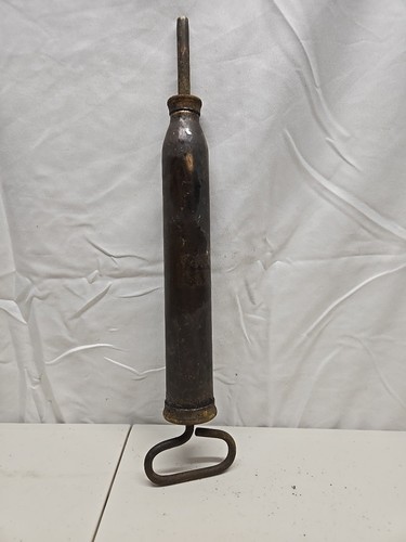 Vintage brass hand push - brass,