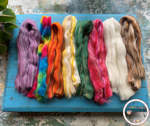 Heidifeathers felting wool - felting,