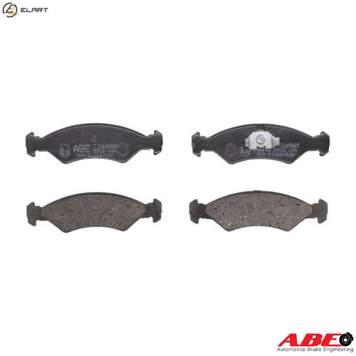 Brake pad set - pad,