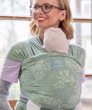 Manduca Botanical Green Baby Sling Wrap Carrier