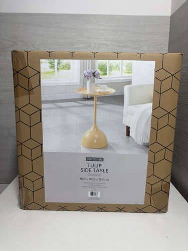 Tulip side table orange - -,