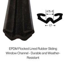 Fits Ford Escort MK2 Flocked Line Window Channel Replacement Trim