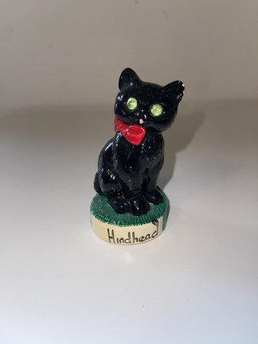 Black cat ornament with - cat,