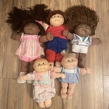 Cabbage Patch Kids Bundle Job Lot Vintage 5 Dolls VGC