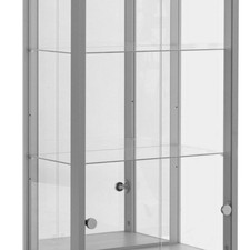 3 x Glass Display Cabinet