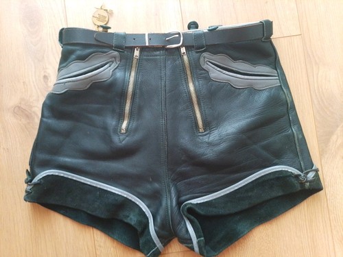 Black lederhosen - lederhosen,