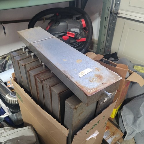 One vintage metal parts - one,