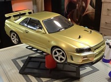 Rare Vintage YOKOMO MR4-TC NISSAN GTR.*Mint Condition.
