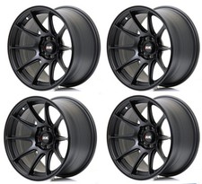 XXR 527 15" 8.25J 4x100/108 ET0 FLAT BLACK MASSIVE WIDE RIMS ALLOY WHEELS Z1482