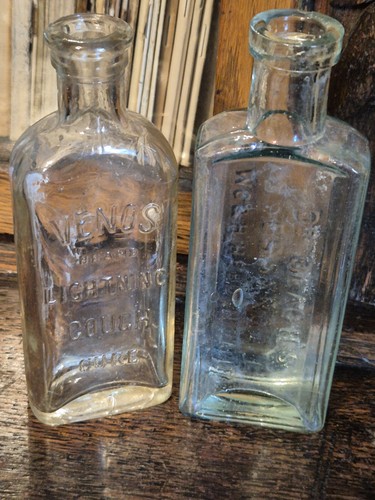 Old medicine bottles venos - old, &