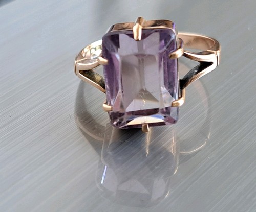 Gold vintage amethyst - ,