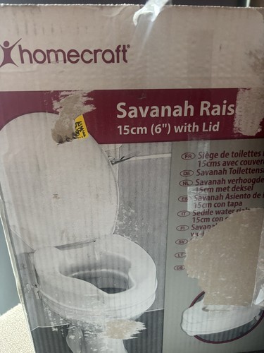 Aidapt raised toilet seat - toilet, with