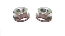 Kawasaki KH125 L1 - Exhaust Flanged Nuts Set - Stainless Steel