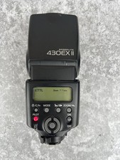 Canon Speedlite 430EX II Flash, Shoe Mount, E-TTL II, E-TTL, Excellent Condition