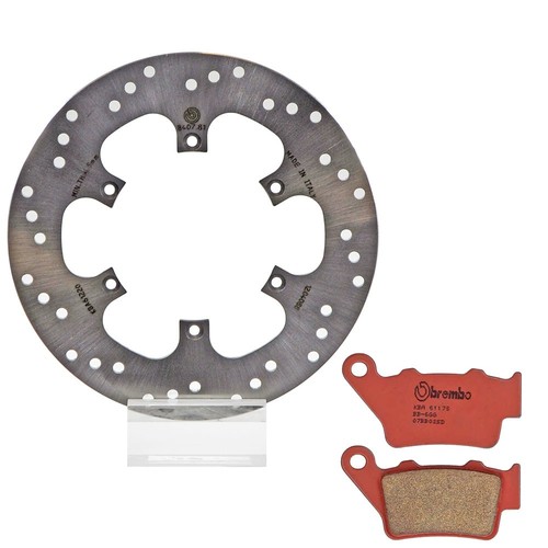 Rear brake disc kit - disc, brembo