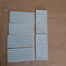 6 CAKE FONDANT IMPRESSION MAT GRID, EMBOSSING FOR CAKE DECORATION, ART GEL PRINT
