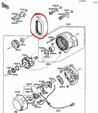 Genuine OEM Generator Belt For Kawasaki GPX 750