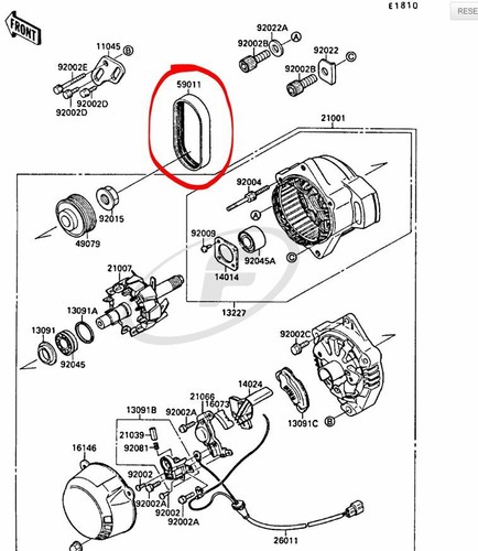 Genuine oem generator belt for - oem,
