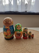 Vintage Russian Nesting Dolls Set Of 5