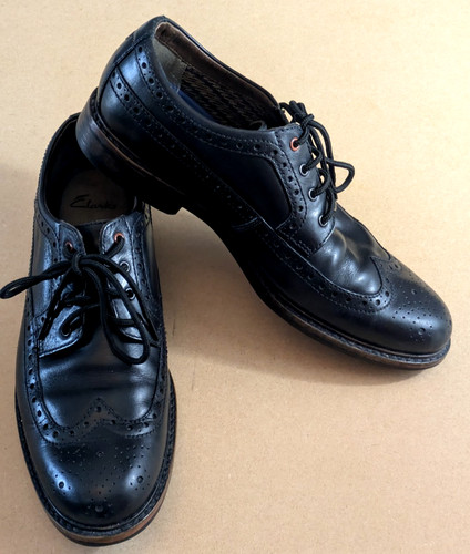 Clarks mens black - clarks, leather
