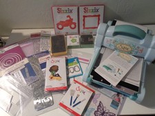 Sizzix Teal Bigshot Die Cutting & Embossing Machine With Joblot Die Bundle