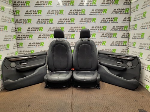 Bmw black leather interior - leather,