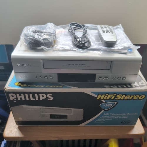 Philips vr540 vhs vcr - philips, video