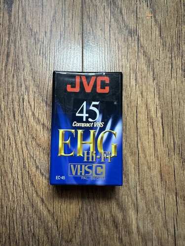 Jvc ehg vhs c - 45, vhs-c