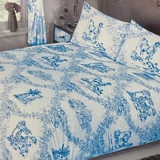 Toile jouy blue duvet cover - de,