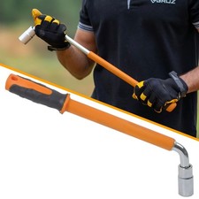 Telescoping Lug Wrench Wheel Wrench Wheel Nut Remover 17/19mm & 21/23mm Sockets